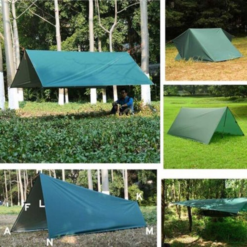 Cheap Goat Tents Awning Camping Tent Tarp Shade Awning Sun Shade Rain Shelter Moisture Proof Picnic Mat Outdoor Camping  Tourist Tents 